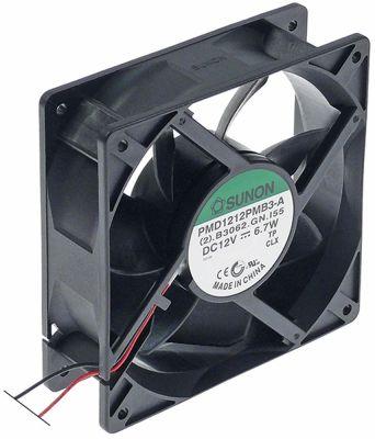 Axial Ventilator L 120mm B 120mm H 38mm 12VDC 6.7W Rent Balleleje Producer No. PMD1212PMB3-A