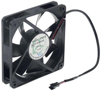 Axial Ventilator 12VDC 276W L 119mm B 119mm H 25mm Anslutningsanslutning Kabellängd 300mm