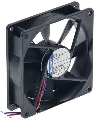 Axial Ventilator 12VDC 22W L 92mm B 92mm H 25mm hyresballele jeranslutningskabel 300mm plast