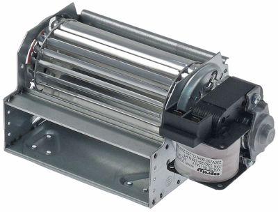 Tvärgående flödesfläkt 25W Motor vänster rull Ø 60mm Roller l 120mm