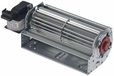 Tvärgående flödesfläkt 25W 230V Motor Höger rull Ø 60mm Roller L 180mm -30 till +100 ° C