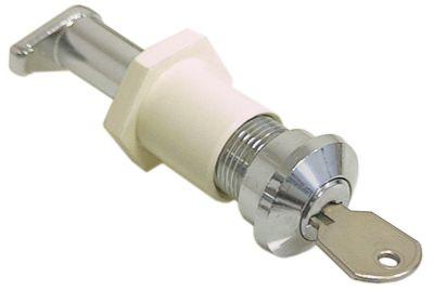 Stängande cylindertråd M20x1.25 Ø 30mm installation Ø 24mm Vändvinkel 90 ° med nyckeln