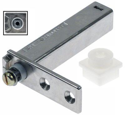 Vårnjärn dimensioner 22x22mm l 75mm b 256mm IP vänster/höger a 11mm b 15mm
