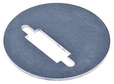 Täckplatta Ø 40mm Rundtjocklek 1mm