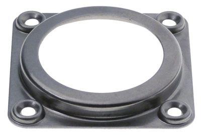 Ram för lampglasborrning Ø 6.3mm D1 Ø 72mm D2 Ø 56mm L 83mm B 83mm Materialstyrka 1mm