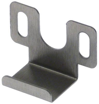 Håller rostfritt stål H 22mm L 30mm B 45 mm hål Ø 14mm BA 31mm IP -känsla för pommes frites
