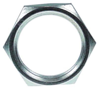 NUT -tråd M22X1.5 Stål Galvaniserad H 5mm SW 26 VPE 1 st.