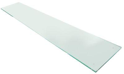 Glasruta L 1460mm B 280mm Materialstyrka 10mm fyrkant