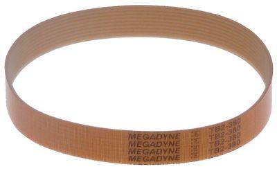 V -BELT MED RIBS L 630MM B 12MM RIBS 6 Profil TB2