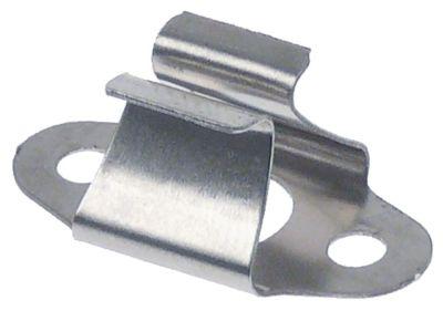 Vårklämma H 105mm L 26mm B 13mm hål Ø 8mm för lockstängningsmekanism VPE 2 st.