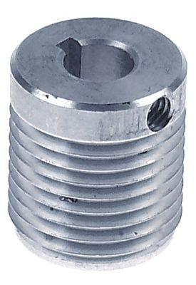 Skiva till V -BELT MED RIBS TYP TB2.34 Axelhållare Ø 10 mm revben 8 Skivbredd 28mm