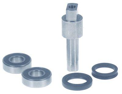 Axel med tätning och kullager Potatisskalare Sats