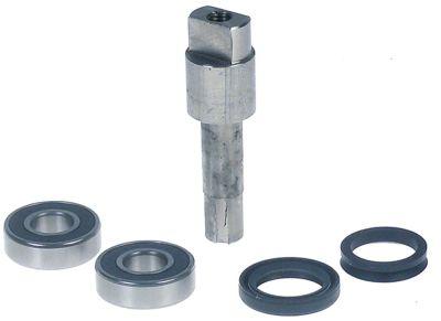 Axel med tätning och kullager Potatisskalare Sats