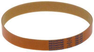 V -BELT MED RIBS L 480MM B 20MM RIBS 10 Profil TB2