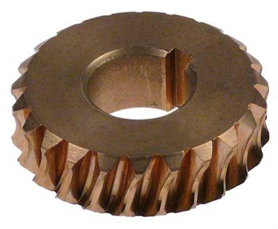 Gear Brass Ø 39mm B 12mm för växelaxelhållare Ø 16mm tänder 23 Division - DIN/ISO -