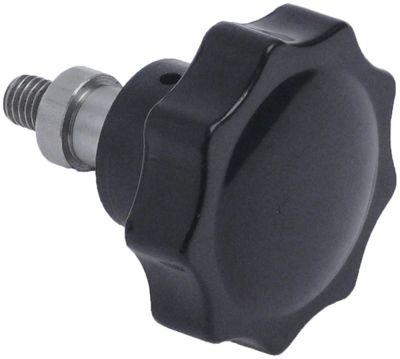 Star Grip Thread M8 Ø 50mm svart L 29mm med gängad bult