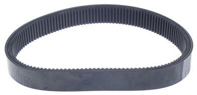 V -BELT -kod 3024R L 875mm B 39mm gummi med textilpost H 13mm 414NV Tänder 121