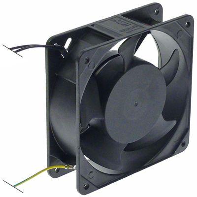 Axial Ventilator 230VAC 18/22W L 119mm B 119mm H 38mm hyreskuluthyrning Kabel