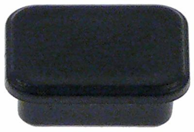 Cover Cap H 6mm L 15mm B 12mm plast
