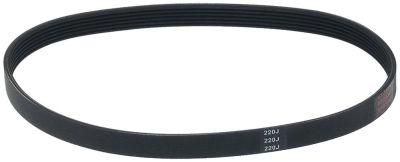 Kilremmar med flera spår L 559mm B 14mm Fåror 6