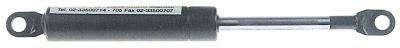 Gastykfjeder l 225mm slagg 60mm 700n la 210mm d1 Ø 19mm d2 Ø 8mm hul Ø 8mm
