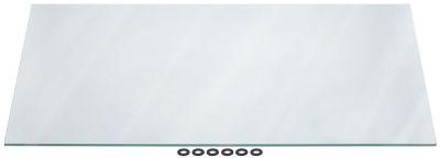 Glass Pane H 4mm L 533mm B 373mm med tillbehör inuti för Model RX-404