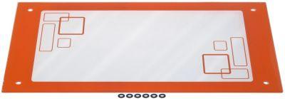 Glasfönster H 4mm L 630mm B 380mm med tillbehör yttre till modell RX-404