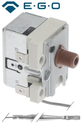 Security Thermostat T.Maks. 182 ° C 1-polet 1NC 16A-sensor Ø 4mm sinnen l 91mm kapillärrör 2410m