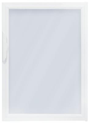 Glasdörr för kylskåp IP ner White B 620mm H 880mm Sändningstyp exklusivt via fraktspeditör