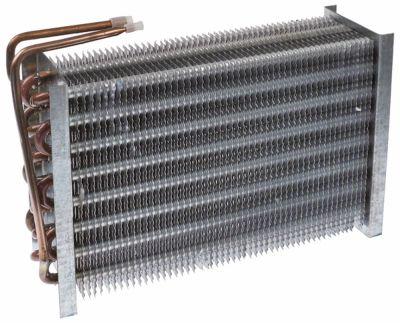 Evaporator H 215mm L 345mm B 100mm till kylskåp Totalt längd 345mm Total längd 100mm