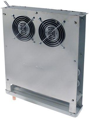 Förångar CNS H 425mm L 380mm med 2 fans IP i Universal 2x 120x120mm sida