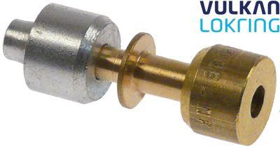 Koppling 4/2NRMS00 Driftstryck max. 25BAR/360PSI för rör -ø 4mm (5/32 
