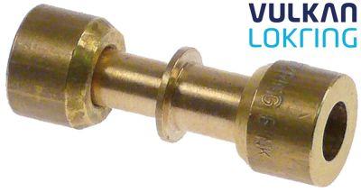 Koppling 6/5NRMS00 Driftstryck Max. 25BAR/360PSI för rör -ø 6mm (1/4 
