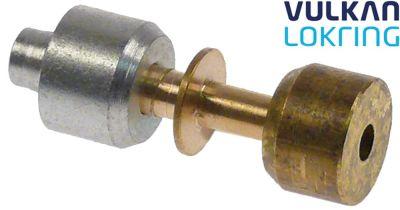 Koppling 3/2NRMS00 Driftstryck Max. 25BAR/360PSI Für Pipe -ø 3mm - 2mm (5/64 