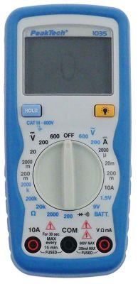 Multimeter 1035DMM Manual-0.1MV-600V 0.1MV-600V Visning av spape 4 Dimper Membery