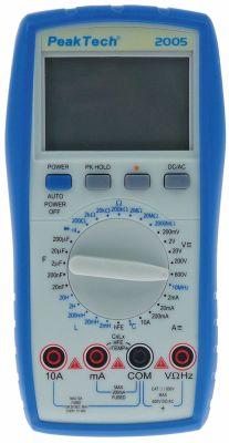 Multimeter 2005dmm Manuel 1Hz-10MHz 100μV-600V 100μV-600V visning av 4 siffror