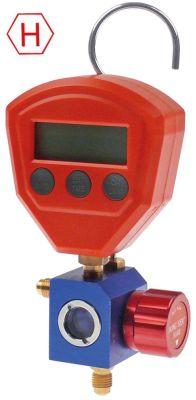 Manometer R22/R134A/R404A/R407C/R502/R410A Digital 3 X Batteri 1,5V AAA PSI/BAR/MPA/KPA