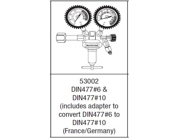 Kvävgasregulatorer Anslutning 1/4
