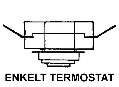 Termostat singel vid 40