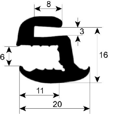 Rude Packing Profile 1875 B -MM L -MM IP - VPE 1 FITS - SCOPE 2000mm