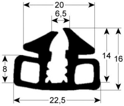 Rude Packing Profile 1820 IP - VPE 1 Passar - Räckvidd 1400mm