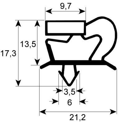 Lightning Freezer Packing Profile 9048 B 460mm L 580mm Socket Dimensions For Device for Lightning Cooling