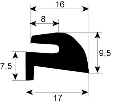 Rude Packing Profile 1890 B -MM L 2370mm IP Exteriör VPE 1 FITS -SCOPE -MM