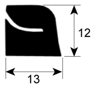 Rude Packing Profile 1893 B -MM L -MM IP -VPE MERKABLE FITH -DUM