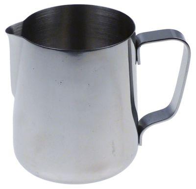 Mjölkpanna rostfritt stål Ø 90mm h 108mm - kapacitet 20oz kapacitet 6l
