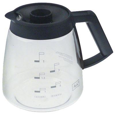 Kaffepottglas passar Melitta 2.2 liter