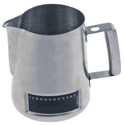 Milk Pot Rostfritt stål Ø 95mm H 115mm med termometerkapacitet 6L