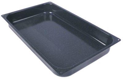 Gastronorm-platta stål H 60mm L 530mm B 325mm Interna kanter rundad emalj
