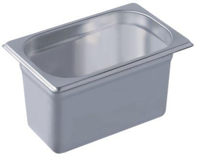 Gastronorm-container CNS 18/10 Storlek GN 1/4 D 150mm