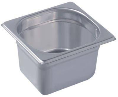 Gastronorm-container CNS 18/10 Storlek GN 1/6 D 100mm